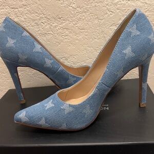 Michael by Michael Shannon Denim Pumps SZ6 NIB